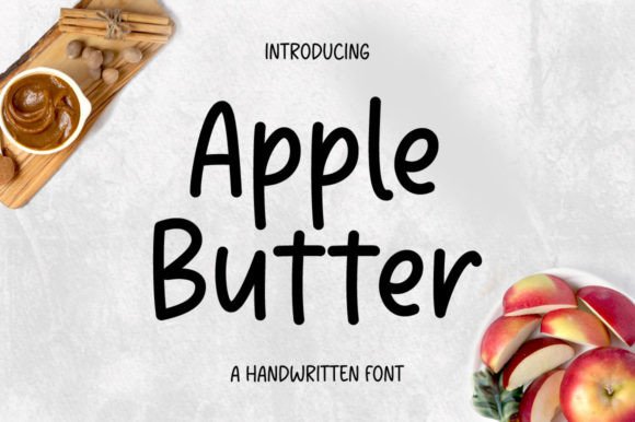 Apple Butter: A Chalkboard-Inspired Display Font for Editorial Warmth