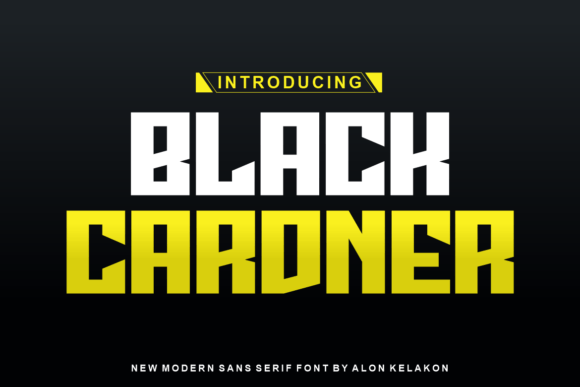 Black Cardner: A Bold Display Font for Scroll-Stopping Campaigns