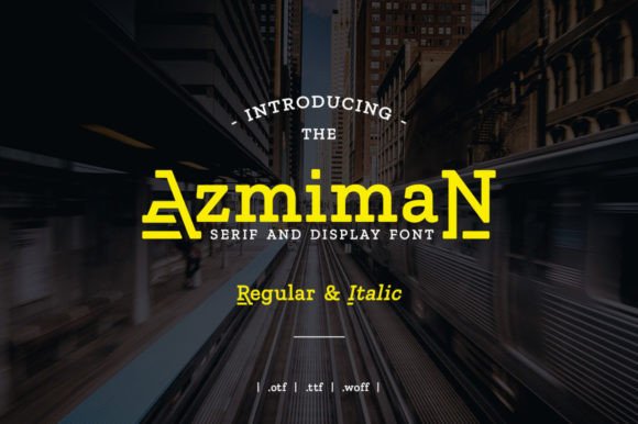 Boost Your Brand with Azmiman: A Versatile Display Font for Small Businesses
