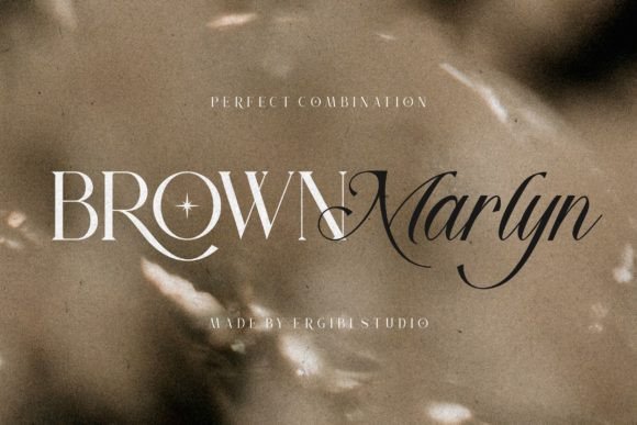 Brown Marlyn Duo: A Display Font That Elevates Real Small Business Branding