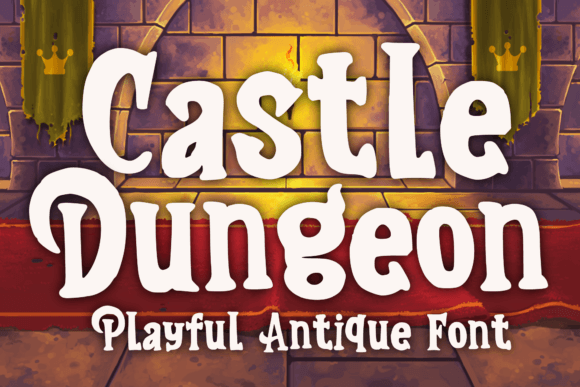 Castle Dungeon: A Playful Medieval Display Font for Editorial Charm
