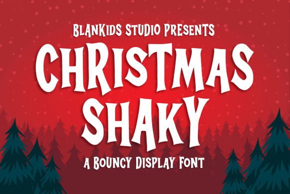 Christmas Shaky: A Playful Display Font for Handmade Joy