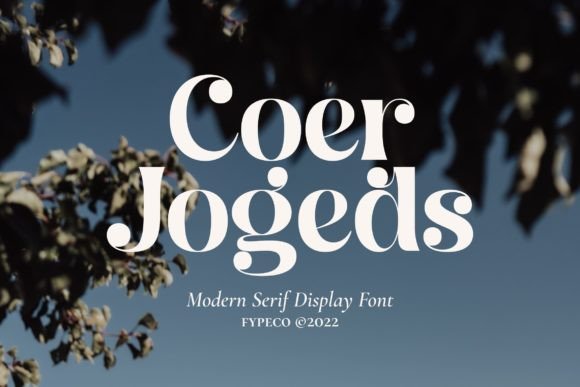 Coer Jogeds: A Versatile Serif Display Font for Handmade Creators