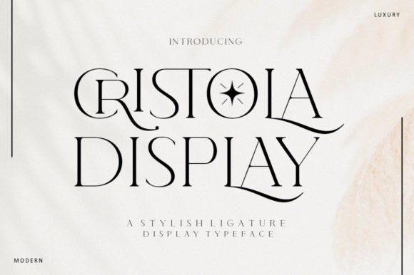 Cristola Display: A Luxury Font That Elevates Your Brand