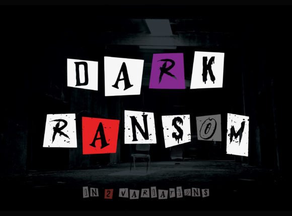 Dark Ransom: A Spooky-Sharp Display Font for Real Business Branding