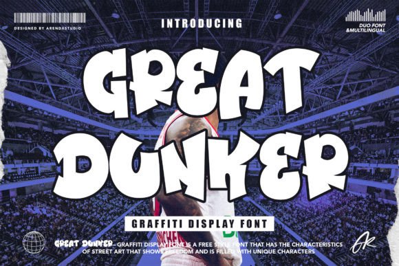 Great Dunker: A Freestyle Display Font That Feels Like Your Brand’s First Real Smile