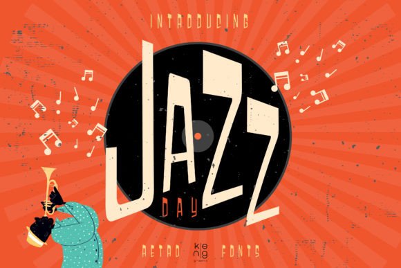 Jazz Day: A Retro Display Font for Editorial Impact