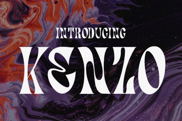 Kenzo: A Bold, Confident Display Font