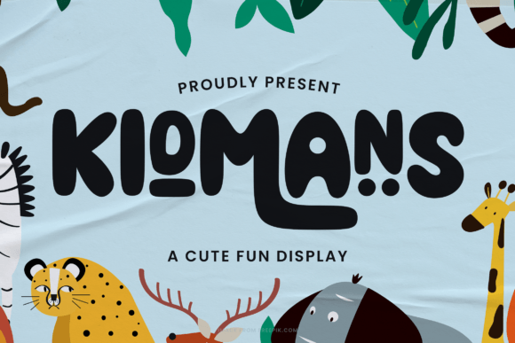 Kidmans: A Friendly Display Font for Handmade Creators