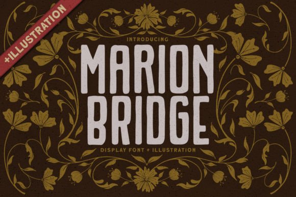 Marion Bridge: A Vintage Serif Display Font for Editorial Charm