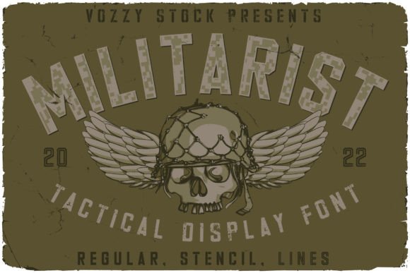 Militarist: A Bold Display Font for Digital Impact
