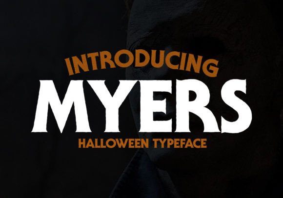 Myers: A Spooky-Sharp Display Font for Brand Personality