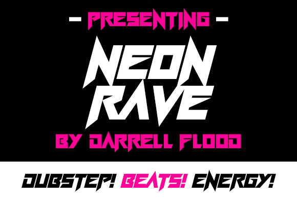 Neon Rave: A Display Font That Sparks Editorial Energy