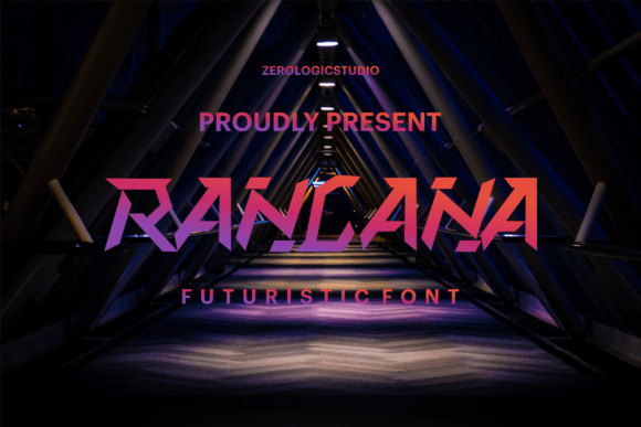 Rancana: A Futuristic Display Font That Holds Its Own