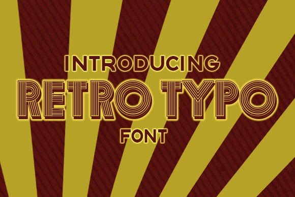 Retro Typo: A Display Font That Feels Like a Well-Worn Book Cover