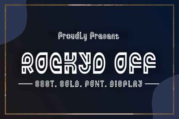 Rockyd Off: A Bold Display Font for Digital Impact