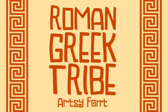 Roman Greek Tribe: A Display Font That Commands Attention