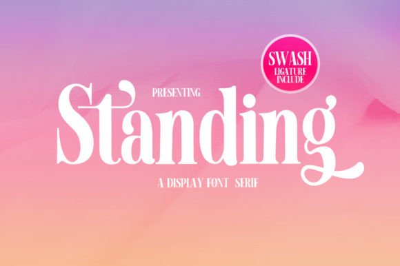 Standing: A Sophisticated Serif Display Font for Small Businesses
